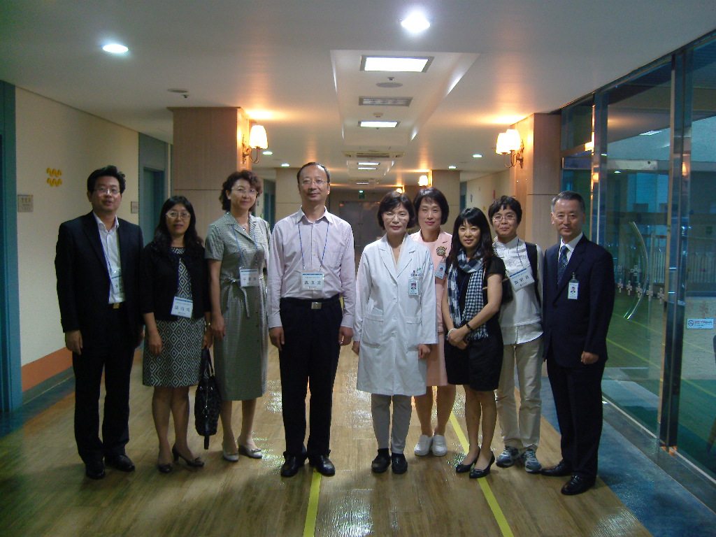 중국장춘시 시립 여성병원 본원 방문.