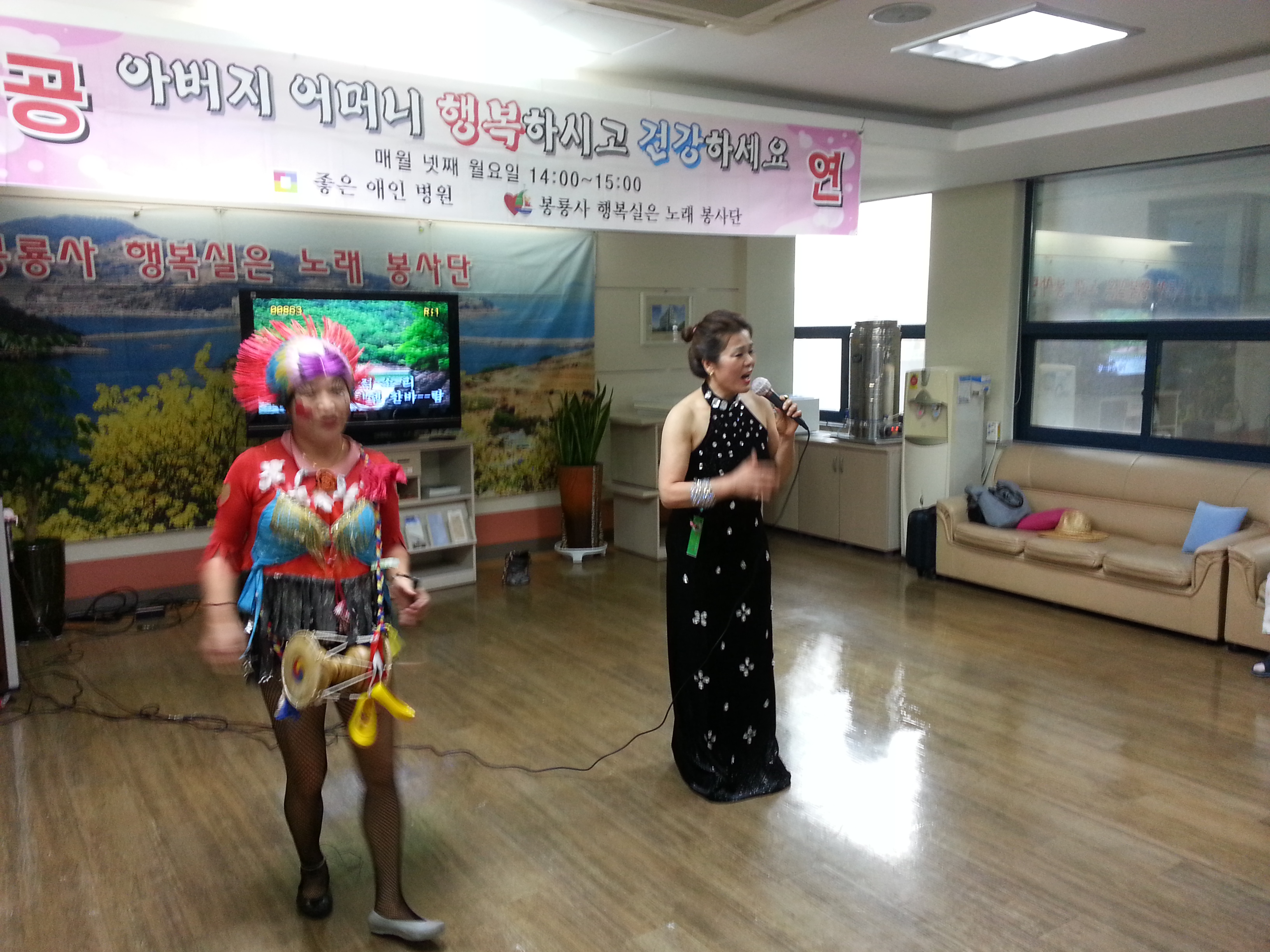 봉룡사 행복실은 노래봉사단 7월 공연