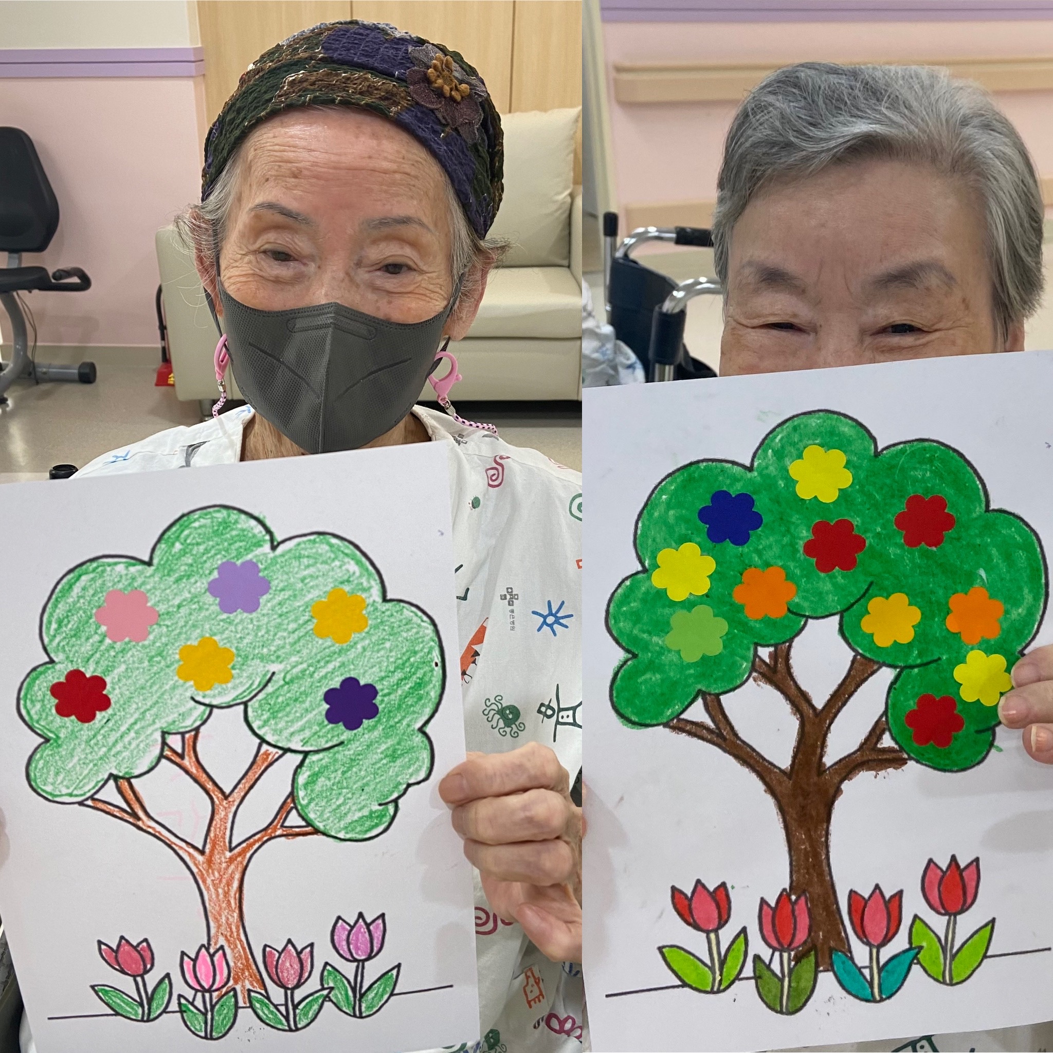 꽃나무 만들기 