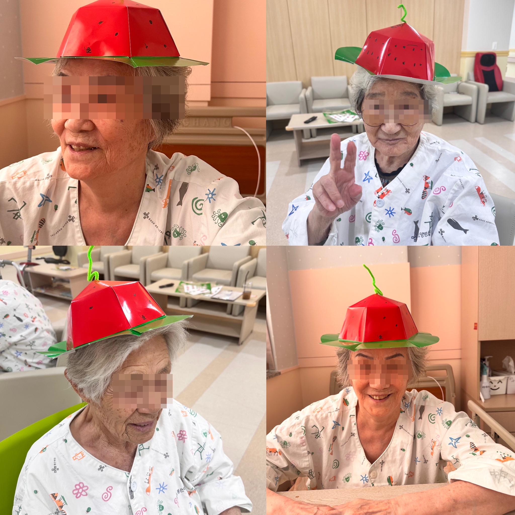 수박모자 만들기 