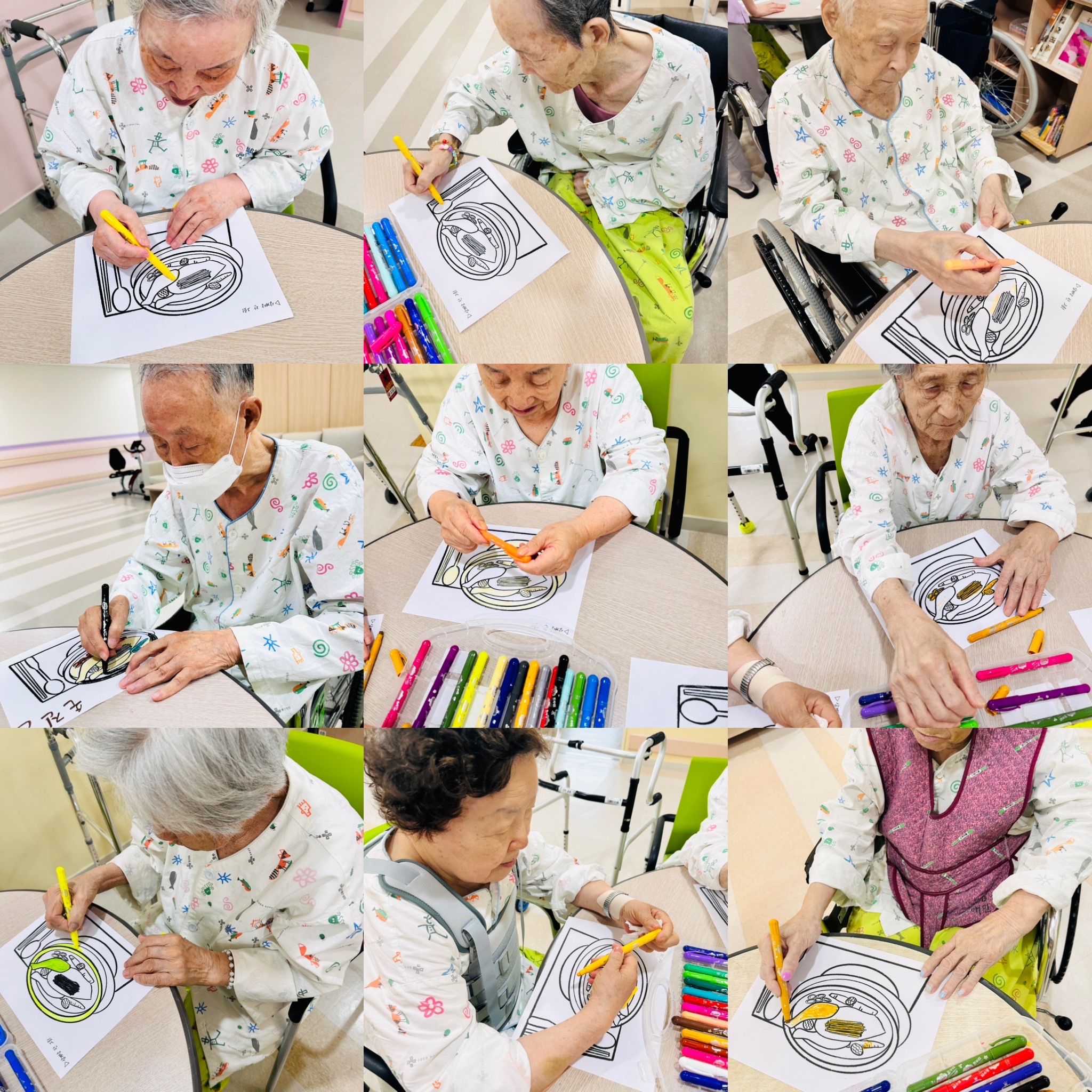 삼계탕 색칠하기 